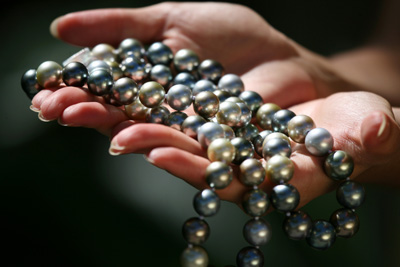 Island Pearl Jewelry on Tahitian Pearl Necklace