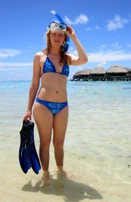 Snorkeling from Bora Bora beach