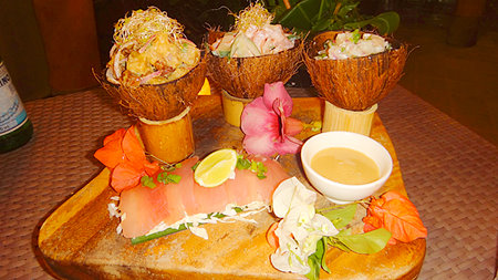 Hilton Bora Bora Polynesian Food