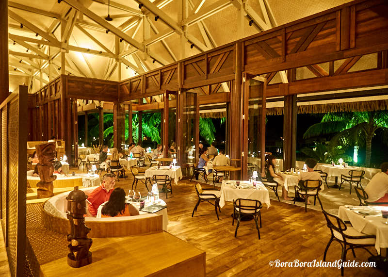 Conrad Bora Nui Restaurants I Was Intrigued That Although Iriati Is The Largest Of Conrad Bora Nui Restaurants A Grand Hall Eating Atmosphere At Each Table Actually