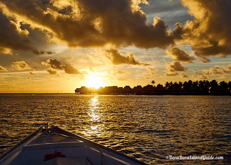 Bora Bora Island Sunset