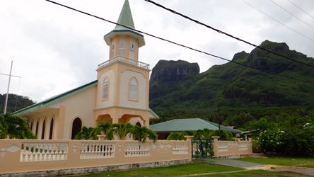 Bora Bora church