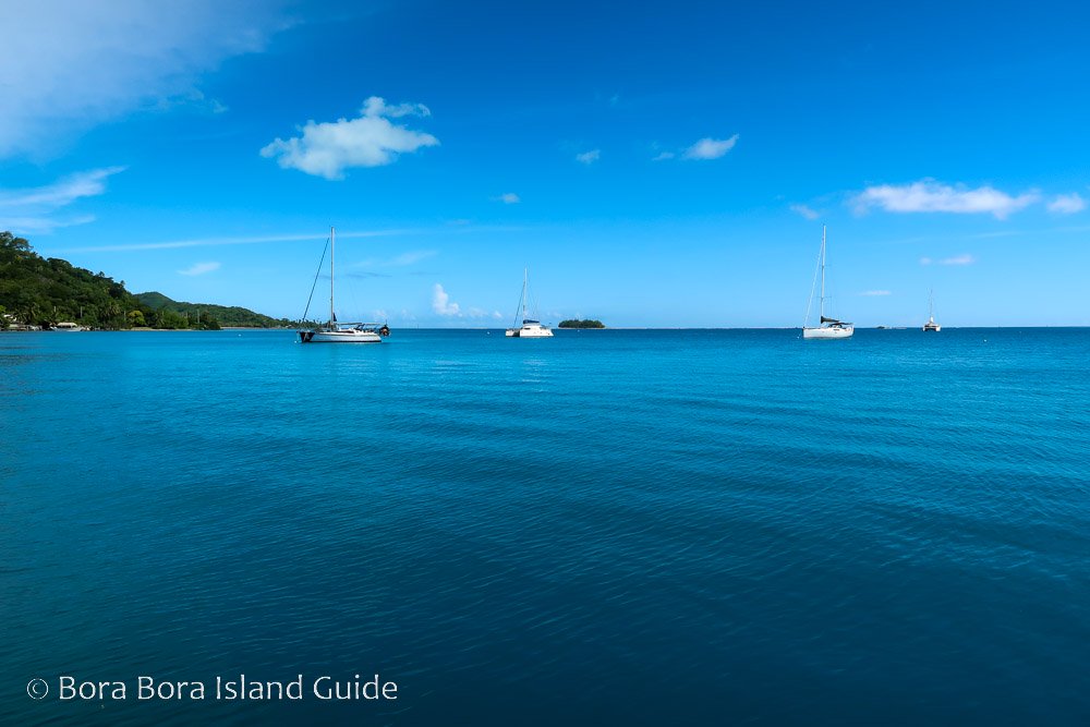 bora bora yacht club view