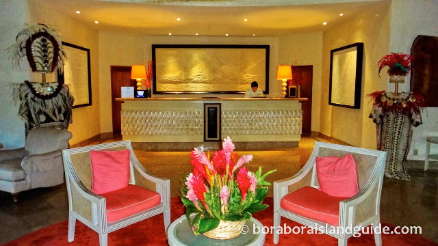 St Regis Bora Bora Reception