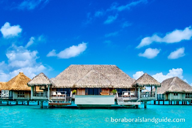 Over water bungalow at the St Regis