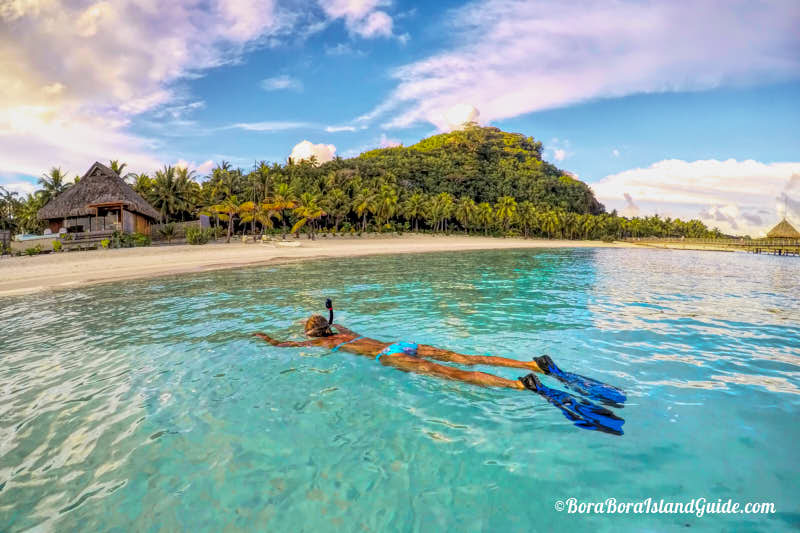 Hilton Bora Bora beach