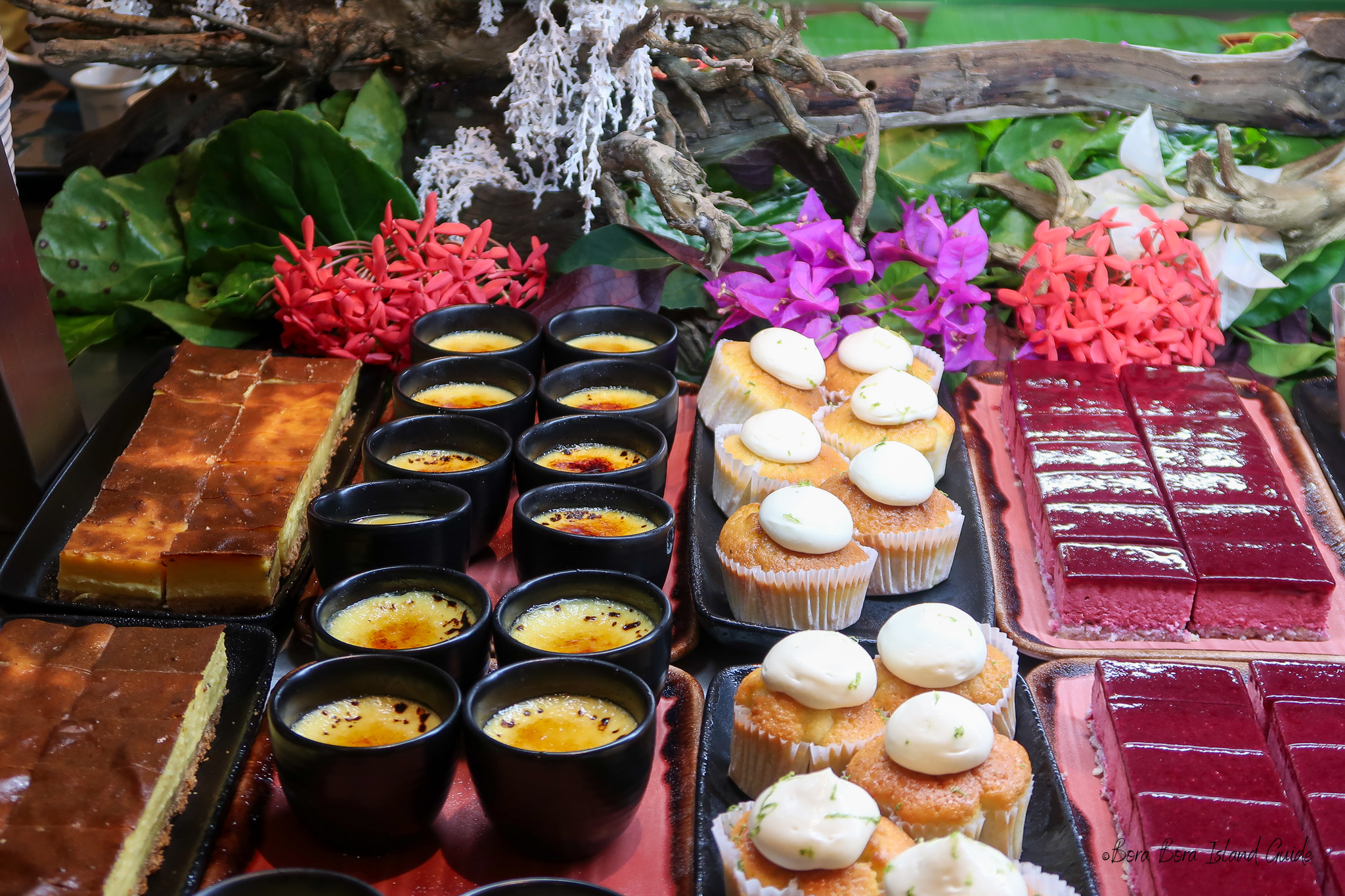 le bora bora polynesian night dessert