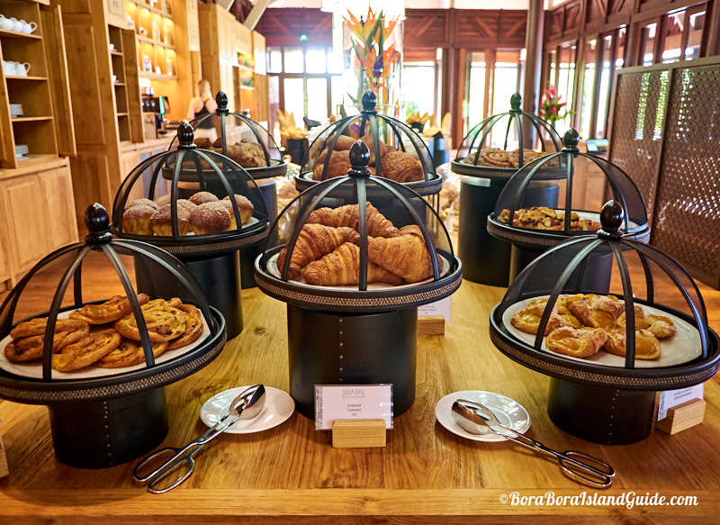 Conrad Bora Bora Nui Resort breakfast buffet