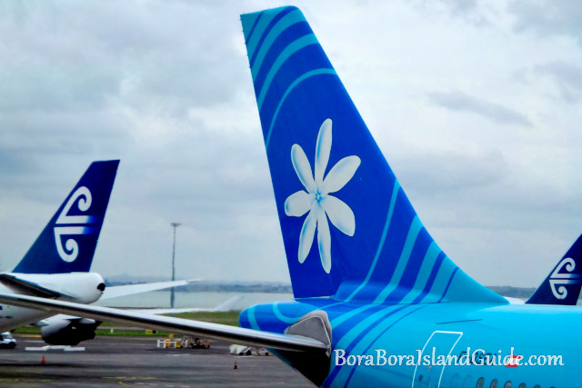 Air New Zealand and Air Tahiti Nui Plane Tails